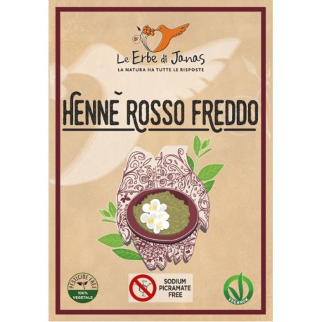 Hennè Rosso Freddo - LE ERBE DI JANAS