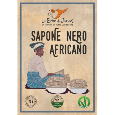 Sapone Nero Africano - LE ERBE DI JANAS