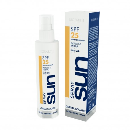 Crema Solare Spray SPF25 Protezione Media